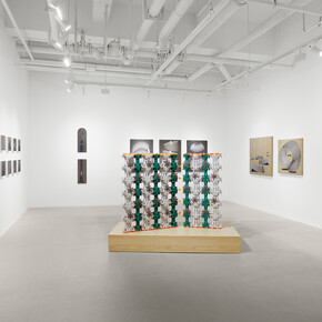 Li Jiaqing and Zai Pengfei, Driving in the void, exhibition view. Courtesy of Vanguard Gallery