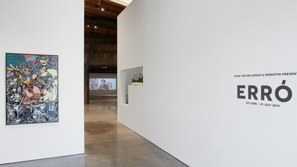 Over the Influence and Perrotin present “ERRÓ ”. Courtesy of Over the Influence 