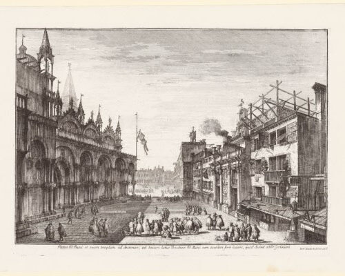 Michele Marieschi, The Piazza San Marco, etching
