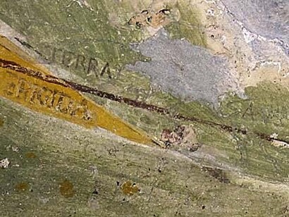 Planisfero Sala della Creazione, Palazzo Besta, Teglio, particolare