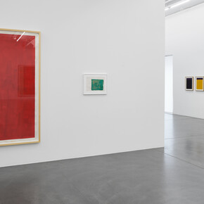 Günther Förg, Arbeiten auf papier. 1975–2009, Ausstellungsansicht. Mit freundlicher Genehmigung von Hauser & Wirth