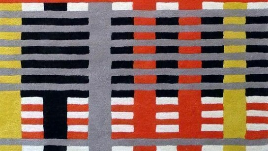 Anni Albers, Study Rug, initially conceived as a 1926 cotton and silk, wall hanging, hand-tufted rug, wool, available in two sizes 
0.91 x 1.52 m, 1.22 x 1.83 m, produced in association with the Josef and Anni Albers Foundation, edition of 150