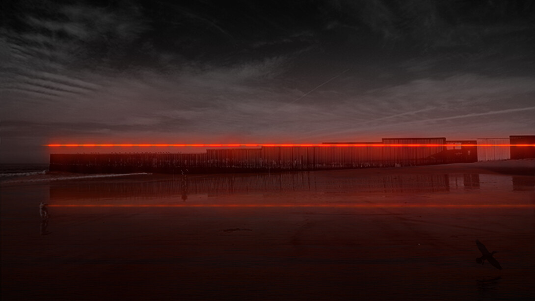 Projection of the One Day We Will Dance Again project by Adrian Sierra Garcia