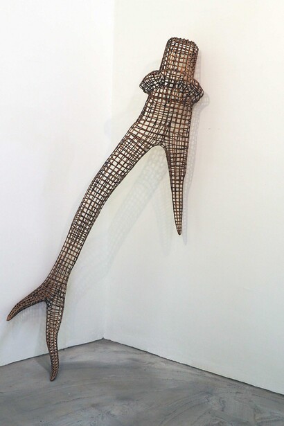 Sopheap Pich, Antler. Bamboo, rattan, wire, 80 x 228 x 44cm, 2014. Courtesy of the artist and Tyler Rollins Fine Art