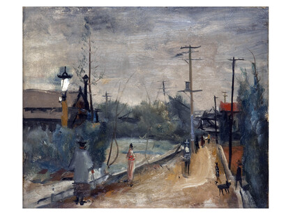 Yuzo Saeki, View of Shimo-Ochiai, ca. 1926, The Museum of Modern Art, Wakayama