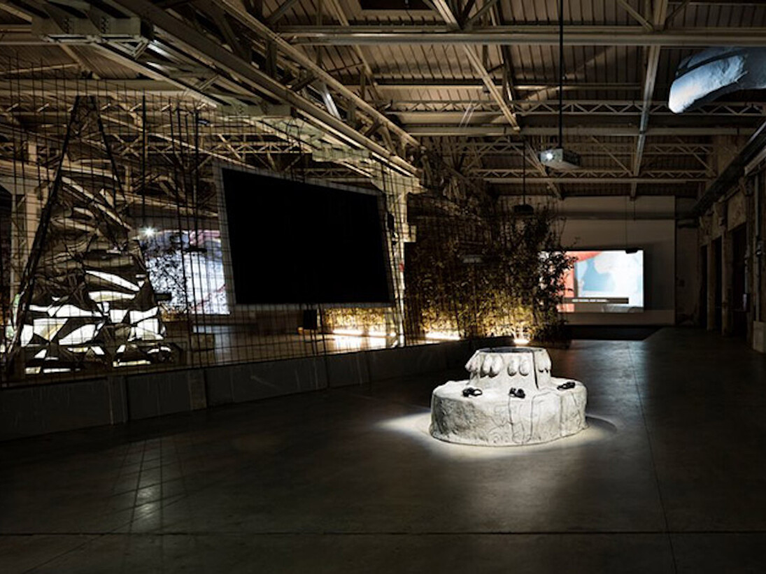 Laure Prouvost, Exhibition view. Courtesy of HangarBicocca