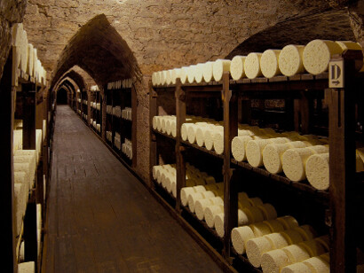 Roquefort cellar at Roquefort-sur-Soulzon
