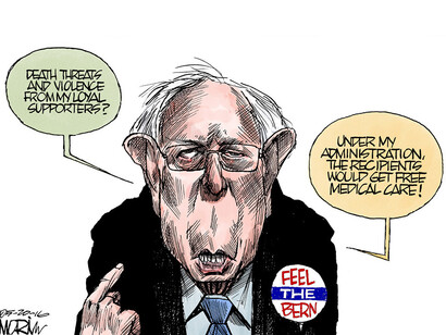 The 2017 Pulitzer Prize Winning Cartoons of Jim Morin. Courtesy of Newseum 
