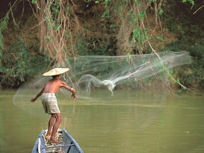 Pesca in Borneo