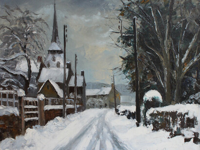 Paulemilé Pissarro, Entrée du Bourg de Clécy