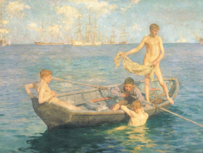 «Agosto azul» (1893), Henry Scott Tuke