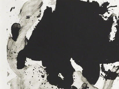 Robert Motherwell, Black with No Way Out, 1983.  Courtesy of Bernard Jacobson Gallery