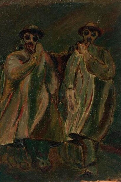 Cathryne Blackley Armstrong, Decontamination squad, around 1942–1944. Courtesy of the Canadian War Museum 