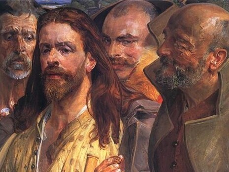 El Tributo al César visto por Malczewski Jacek (1854-1929)