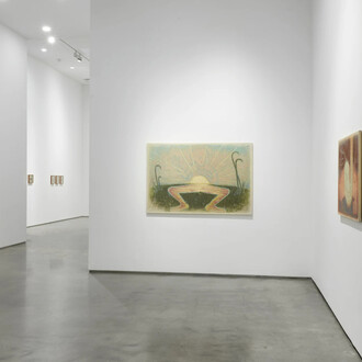 Martyn Cross, Gods shaped of mud, exhibition view. Courtesy of Marianne Boesky Gallery
