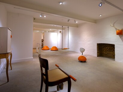 Installation view of Christoph Zellweger, 'Domesticated' at Marden Woo Gallery (2016) image © Philip Sayer, courtesy of Marsden Woo Gallery, London