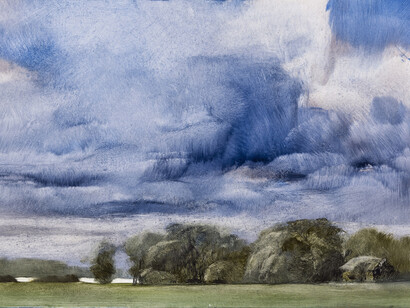 James Morrison, Angus, 4.iv.2014, oil on board, 20 x 30 cm