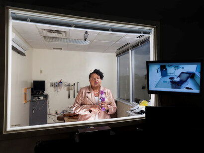 "Teri" from the series Bedside Manner, 2015 © Corinne May Botz and Benrubi Gallery, NYC