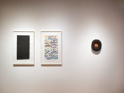 Various artists, Thread lines, exhibition view. Courtesy of Goya Contemporary