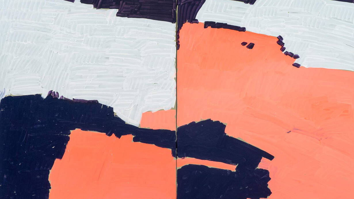 Michael Mangino, Untitled (diptych) (detail), 2025. Courtesy of Shrine