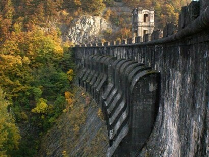 Argine della diga di Bric Zerbino