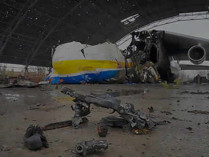 Explore the aftermath of the Russian invasion at Antonov Airport and the destiny of the iconic Mriya aircraft