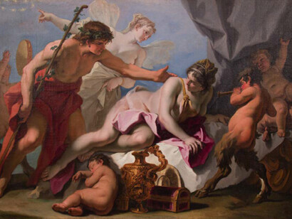 Sebastiano Ricci, Bacco e Arianna. Cortesía del Palazzo Braschi 