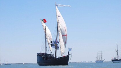 Caravela da Ordem de Cristo durante a expansão marítima portuguesa