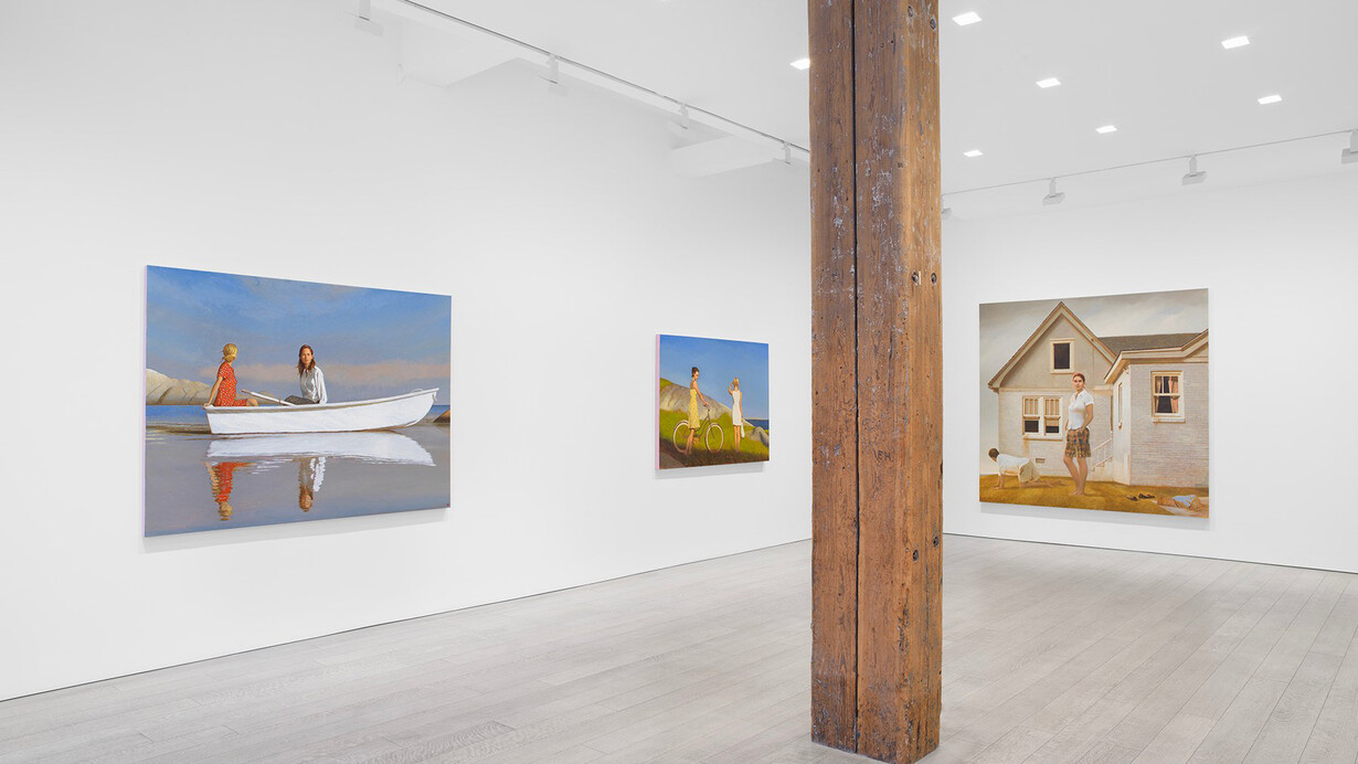 Bo Bartlett, exhibition view. Courtesy of Miles McEnery Gallery