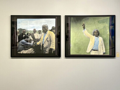 Andrés Orjuela, Alguien nos ha estado mirando, exhibition view. Courtesy of La Balsa Gallery