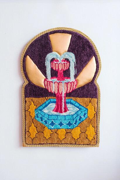 Hemaseh Manawi Rad, Into the garden, 2024.  Courtesy of Galerie Bart