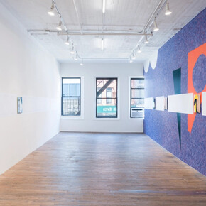 Ulrike Müller, Walkthrough, exhibition view. Courtesy of Hoffman Donahue Gallery
