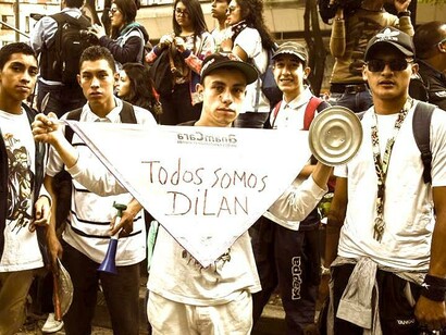 «Todos somos Dilan», gritan los manifestantes