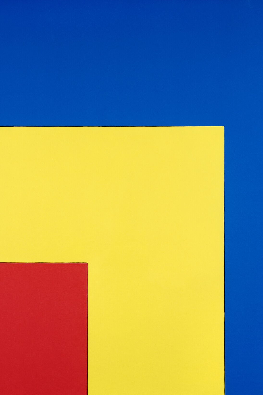 Ellsworth Kelly, Red, Yellow, Blue, 1963.
Huile sur toile, 231 x 231 cm.
Photo Claude Germain,
Archives Fondation Maeght.
© Ellsworth Kelly