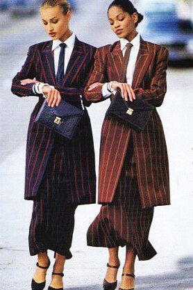 80's business women on the street