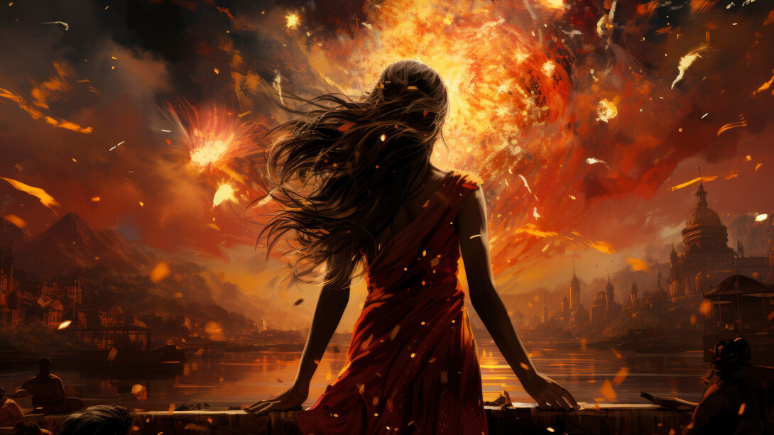 She believed she was the heat, and as the heat, she felt everything ancient about it, and the primal knowledge that came with it