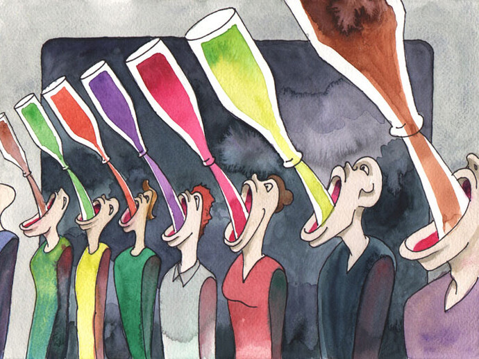 Brian Dewan, “Pop” (Film-strip Still), 2011, Ink and watercolor on paper, 9 x 12 inches