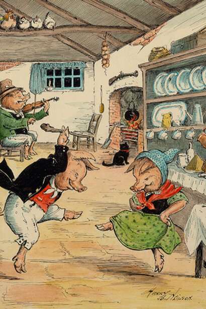 Fairy Tales to Nursery Rhymes. Courtesy of Delaware Art Museum