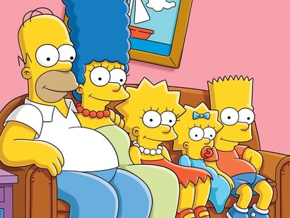 La familia Simpson al completo 