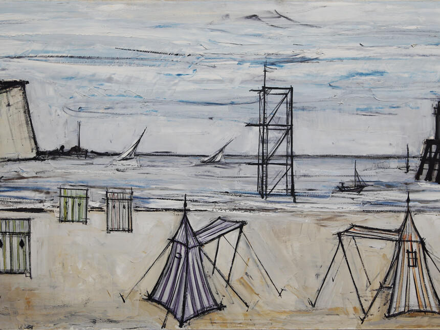 Bernard-Buffet-Plage-1956-