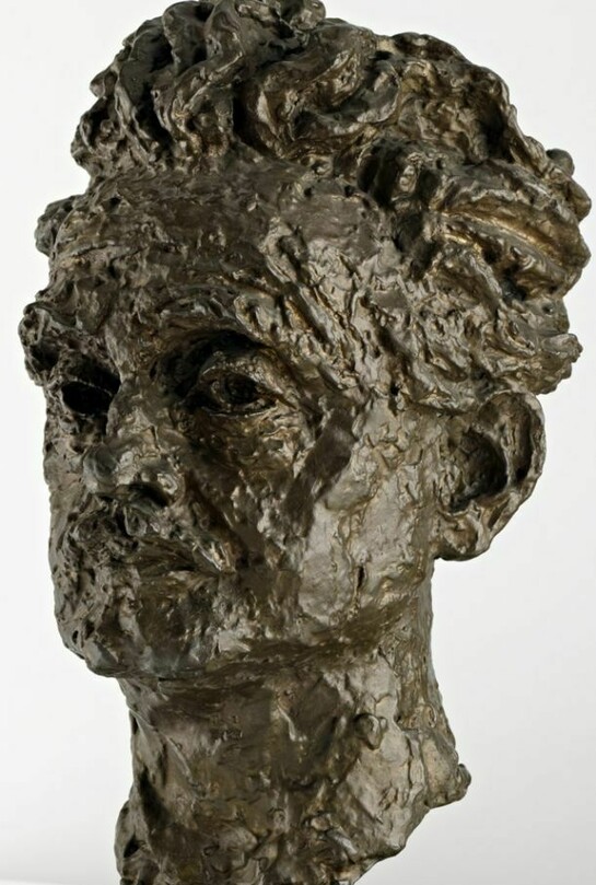 Benno Schotz, Christopher Murray Grieve (nom de plume, 'Hugh MacDiarmid'), 1892 - 1978. Poet, 1958, Bronze: Height: 39.40 cm, Scottish National Portrait Gallery