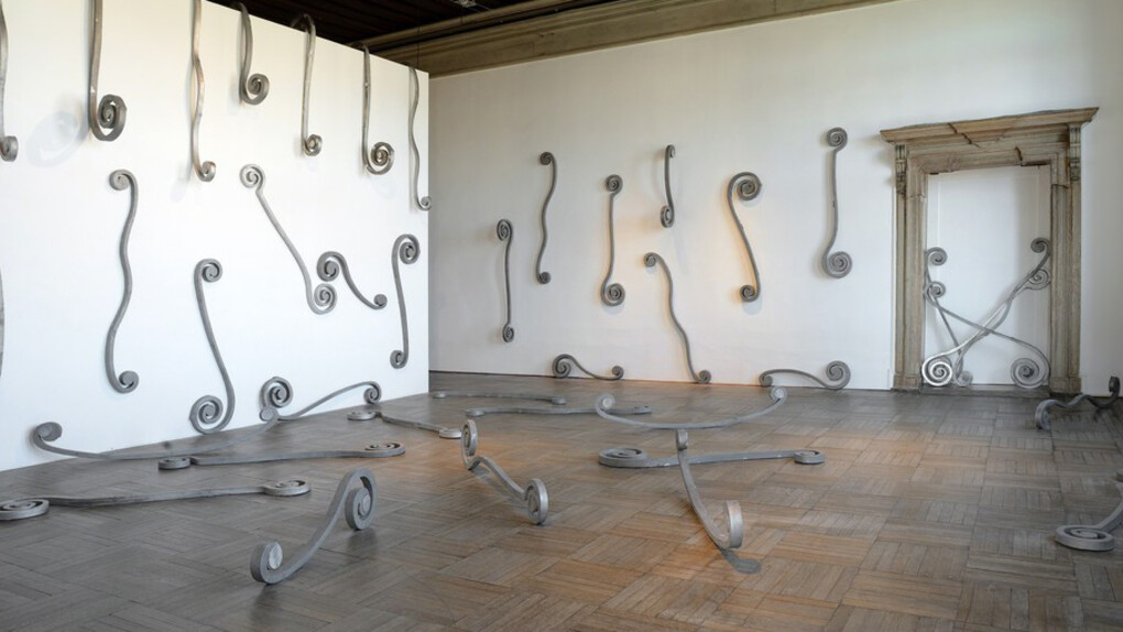 Eliseo Mattiacci. Courtesy of Richard Saltoun Gallery