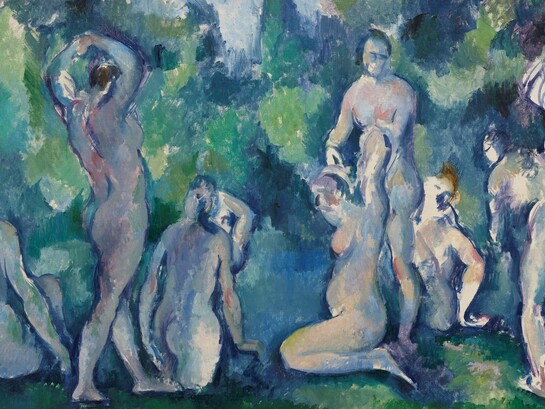 Paul Cézanne, Gruppo di bagnanti, 1895, Ordrupgaard, Kopenhagen