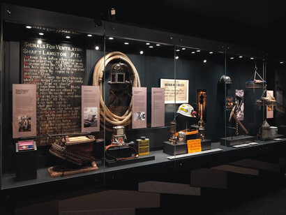 Fire and Earth, exhibition view. Courtesy of Newcastle Museum