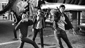 The indie-rock band Alt-J, having fun