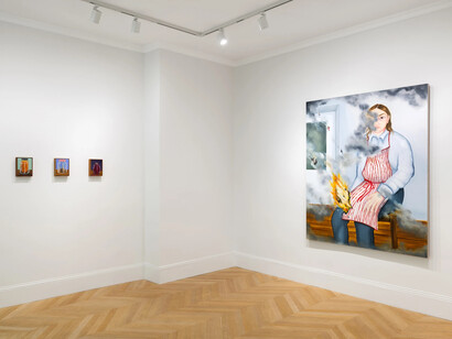 Karolina Jabłońska, Jarred kitchen, vue de l'exposition. Avec l'aimable autorisation de la galerie Esther Schipper