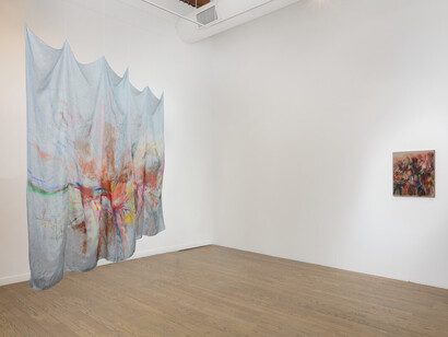 Nour Malas, Garden of prayer, exhibition view. Courtesy of Patron