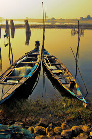 Boats on Lake Chilika © Karthik Janakiraman