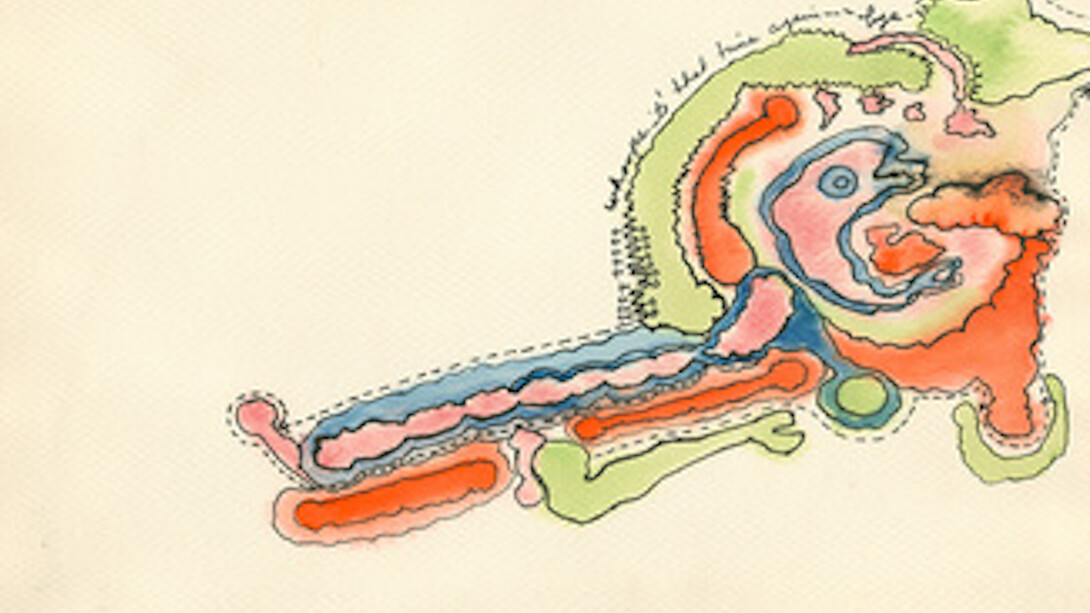 Mercy Hospital, 1969, Watercolour, ink and pencil on paper, 27.9 x 38.1 cm / 11 x 15 in © Ida Applebroog
Courtesy the artist and Hauser & Wirth. Photo: Emily Poole