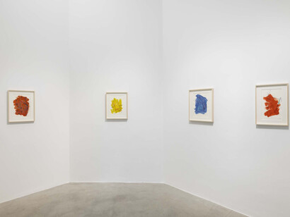 Cynthia Hawkins, Wander/wonder: maps necessary for a walk in 4D, exhibition view. Courtesy of kaufmann repetto